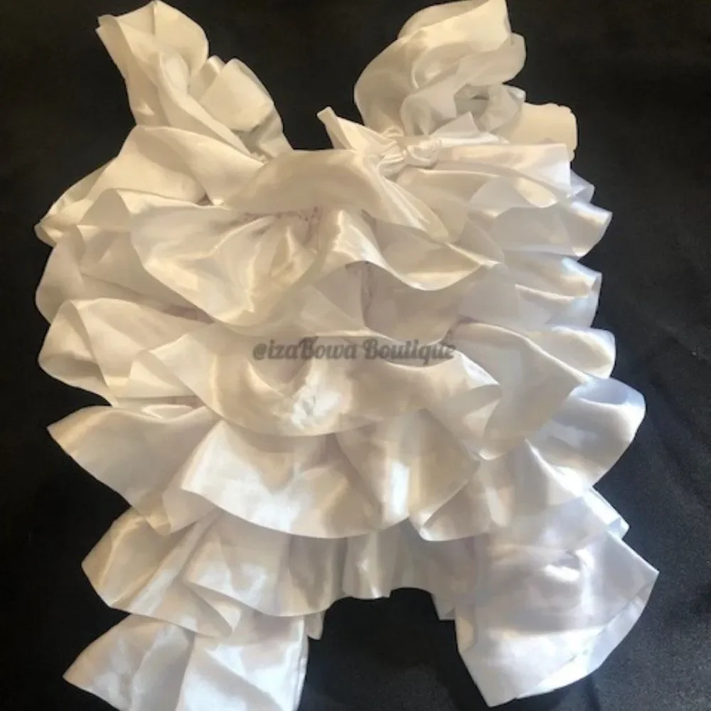 boutique white satin